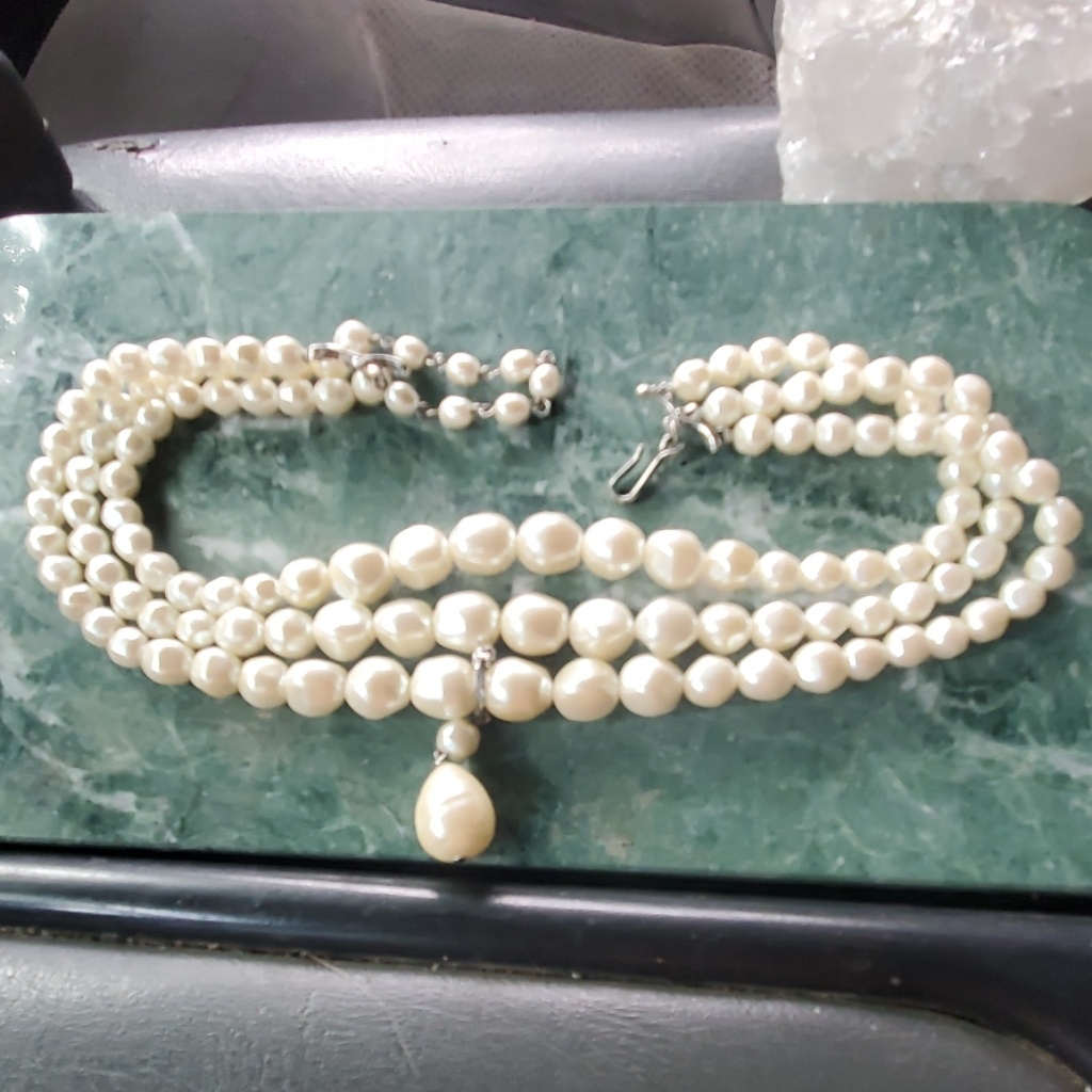 Faux Pearl Necklace